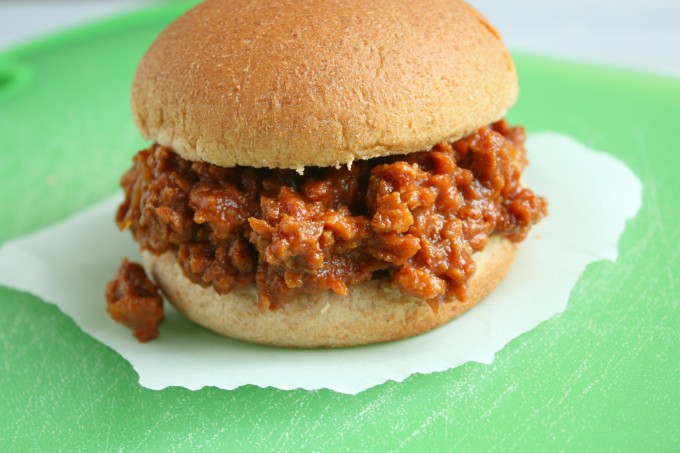 Healthy Slow Cooker Sloppy Joes {Vegan} | Peppers and Peaches